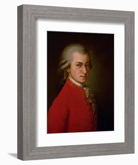 Wolfgang Amadeus Mozart, Posthumes Portrait, 1819-Barbara Krafft-Framed Giclee Print