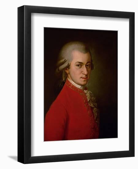Wolfgang Amadeus Mozart, Posthumes Portrait, 1819-Barbara Krafft-Framed Giclee Print