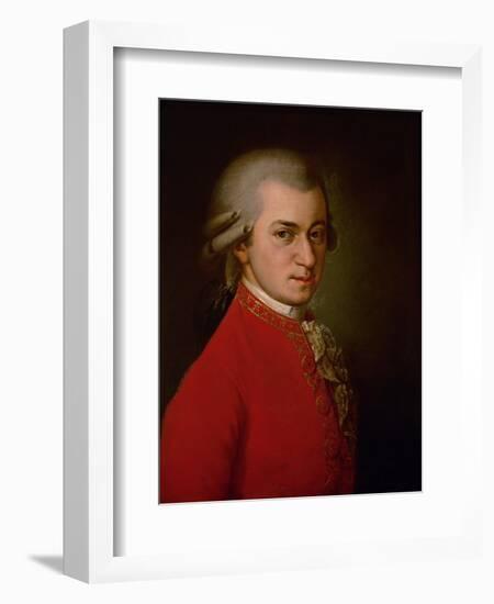 Wolfgang Amadeus Mozart, Posthumes Portrait, 1819-Barbara Krafft-Framed Giclee Print