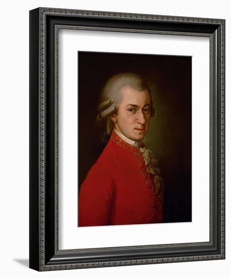 Wolfgang Amadeus Mozart, Posthumes Portrait, 1819-Barbara Krafft-Framed Giclee Print