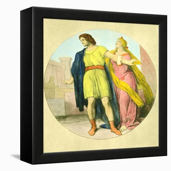 Wolfgang Amadeus Mozart 's-Moritz Ludwig von Schwind-Framed Premier Image Canvas