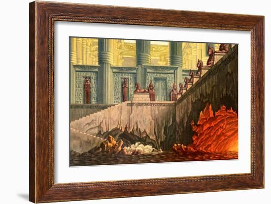 Wolfgang Amadeus Mozart 's-Karl Friedrich Schinkel-Framed Giclee Print