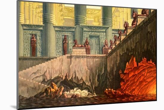 Wolfgang Amadeus Mozart 's-Karl Friedrich Schinkel-Mounted Giclee Print