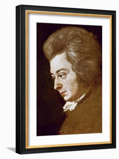 Wolfgang Amadeus Mozart-Joseph Lange-Framed Giclee Print