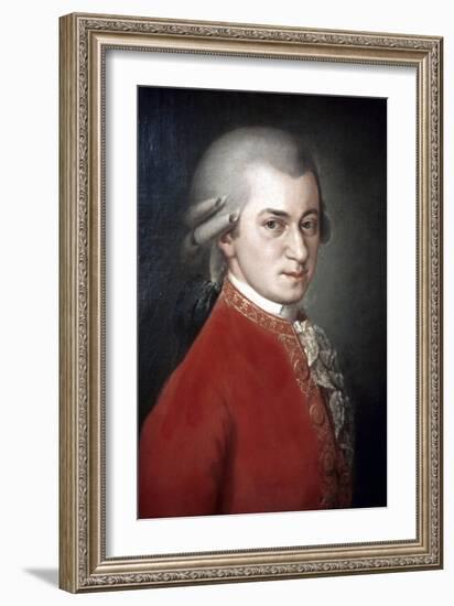 Wolfgang Amadeus Mozart-Barbara Krafft-Framed Giclee Print