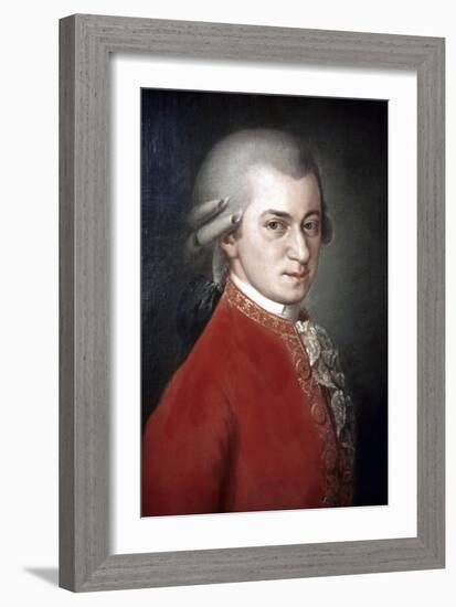 Wolfgang Amadeus Mozart-Barbara Krafft-Framed Giclee Print