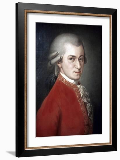Wolfgang Amadeus Mozart-Barbara Krafft-Framed Giclee Print
