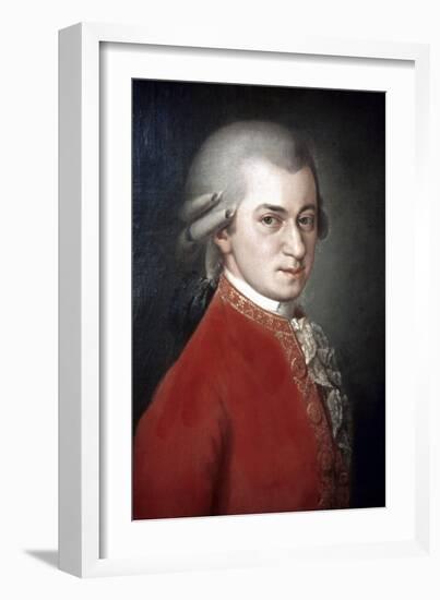 Wolfgang Amadeus Mozart-Barbara Krafft-Framed Giclee Print