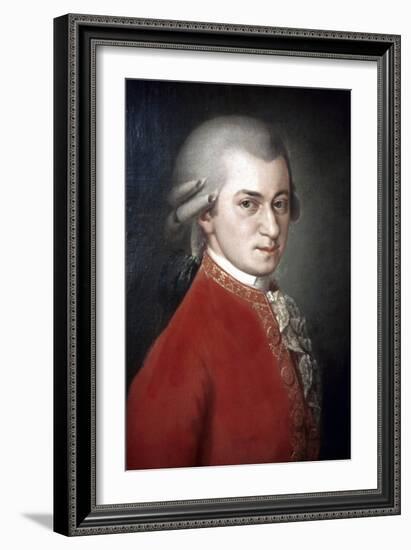 Wolfgang Amadeus Mozart-Barbara Krafft-Framed Giclee Print