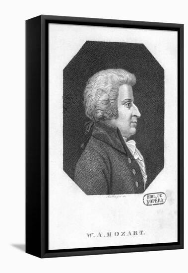 Wolfgang Amadeus Mozart-Friedrich Wilhelm Bollinger-Framed Premier Image Canvas