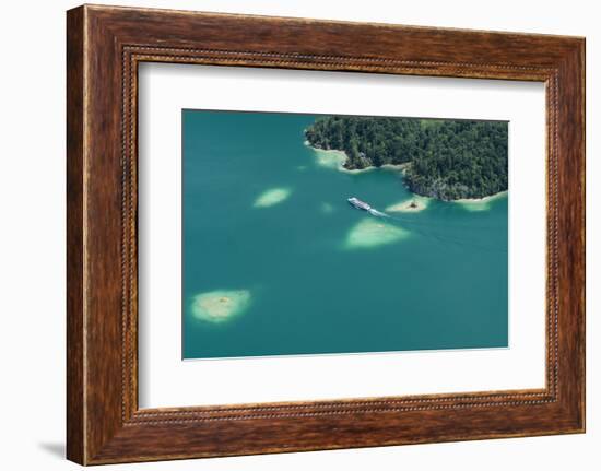 Wolfgangsee, Ship, St Gilgen, Austria, Salzburg State-Frank Fleischmann-Framed Photographic Print