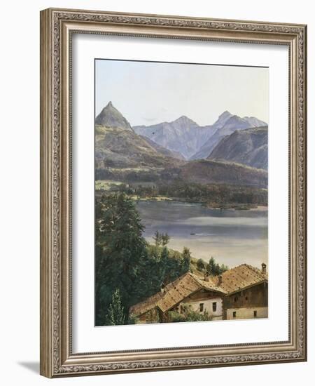 Wolfgangsee-Ferdinand Georg Waldmuller-Framed Giclee Print