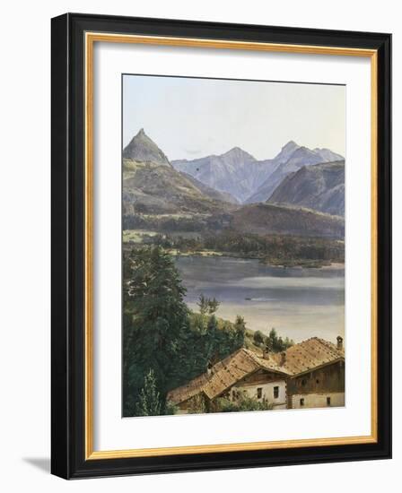 Wolfgangsee-Ferdinand Georg Waldmuller-Framed Giclee Print