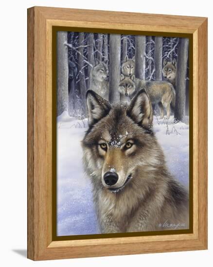 Wolfpack-Harro Maass-Framed Premier Image Canvas