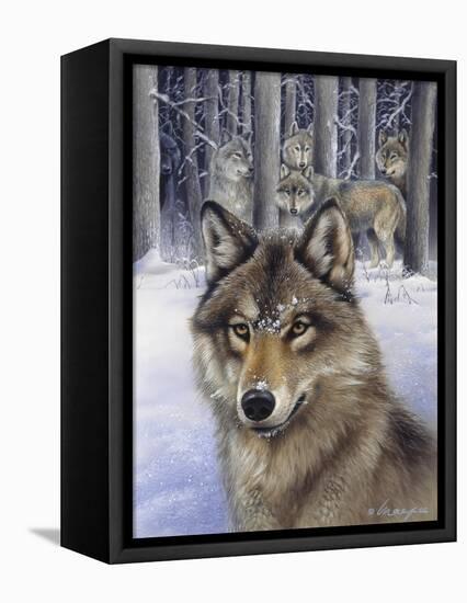 Wolfpack-Harro Maass-Framed Premier Image Canvas