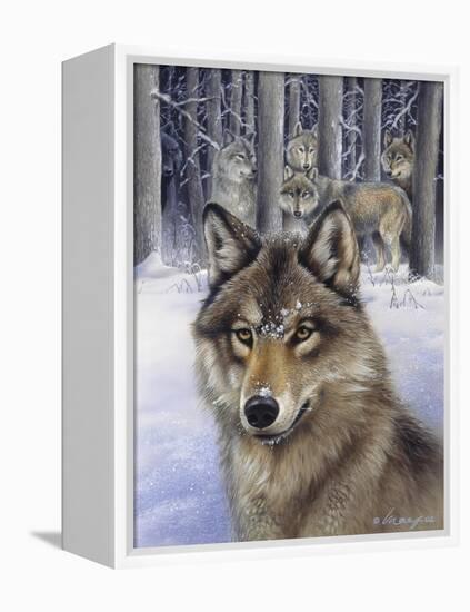 Wolfpack-Harro Maass-Framed Premier Image Canvas