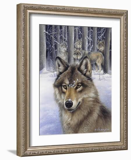Wolfpack-Harro Maass-Framed Giclee Print