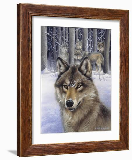 Wolfpack-Harro Maass-Framed Giclee Print