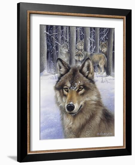 Wolfpack-Harro Maass-Framed Giclee Print