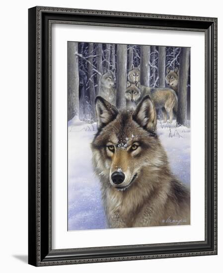 Wolfpack-Harro Maass-Framed Giclee Print