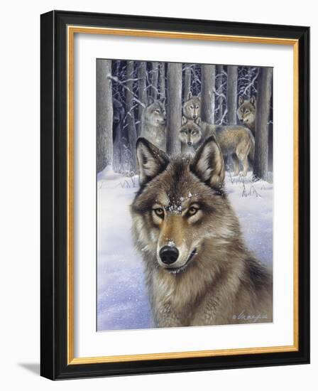 Wolfpack-Harro Maass-Framed Giclee Print