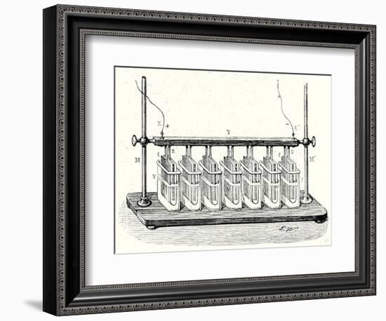 Wollaston's Battery in Action-null-Framed Giclee Print