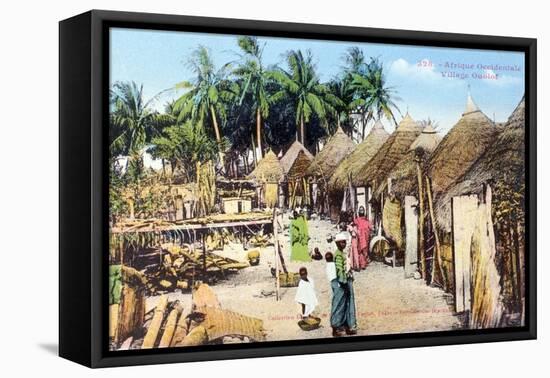 Wolof, or Ouolof Village, Senegal, 20th Century-null-Framed Premier Image Canvas