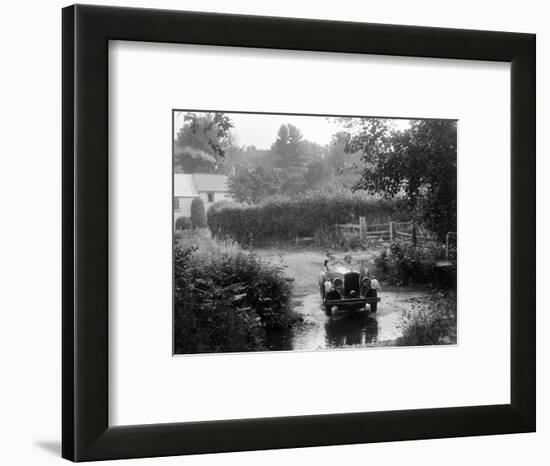 Wolseley competing in the B&HMC Brighton-Beer Trial, Windout Lane, near Dunsford, Devon, 1934-Bill Brunell-Framed Photographic Print