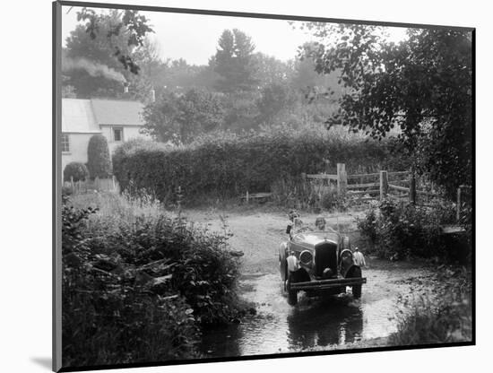 Wolseley competing in the B&HMC Brighton-Beer Trial, Windout Lane, near Dunsford, Devon, 1934-Bill Brunell-Mounted Photographic Print