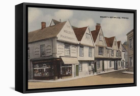 Wolsey's Birthplace, Ipswich-English Photographer-Framed Premier Image Canvas