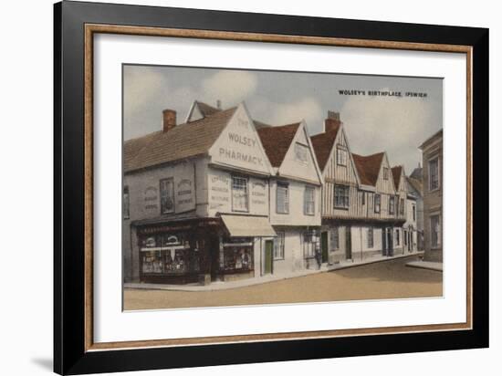 Wolsey's Birthplace, Ipswich-English Photographer-Framed Photographic Print
