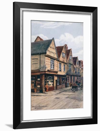 Wolsey's Birthplace, Ipswich-Alfred Robert Quinton-Framed Giclee Print