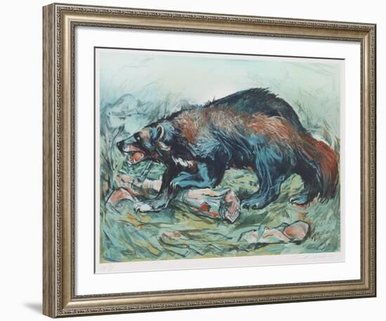 Wolverine-Everett Hibbard-Framed Collectable Print