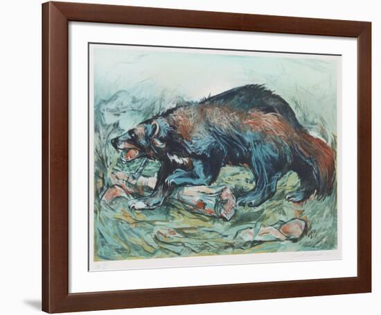 Wolverine-Everett Hibbard-Framed Collectable Print