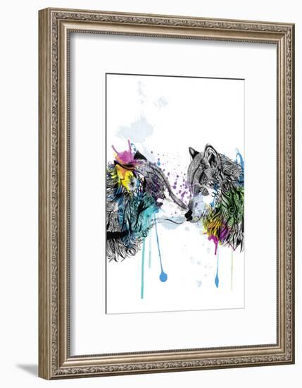 Wolves-Karin Roberts-Framed Art Print