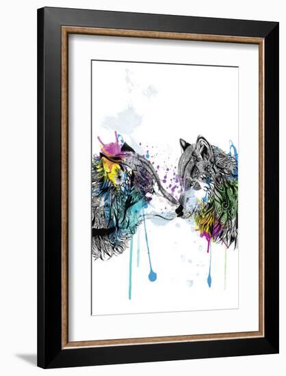 Wolves-Karin Roberts-Framed Art Print