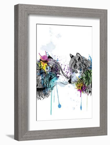 Wolves-Karin Roberts-Framed Art Print