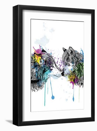 Wolves-Karin Roberts-Framed Art Print