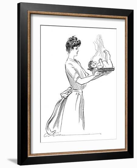 Woman, 1903-Charles Dana Gibson-Framed Giclee Print