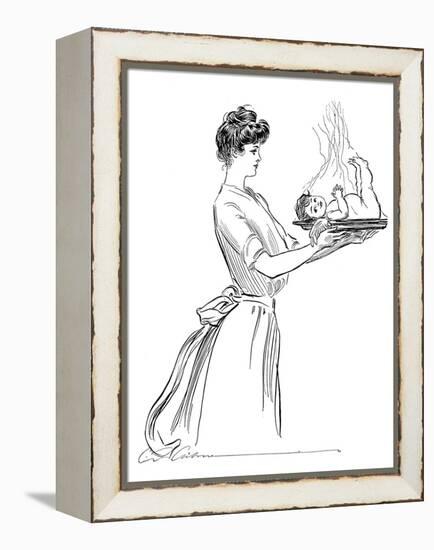 Woman, 1903-Charles Dana Gibson-Framed Premier Image Canvas