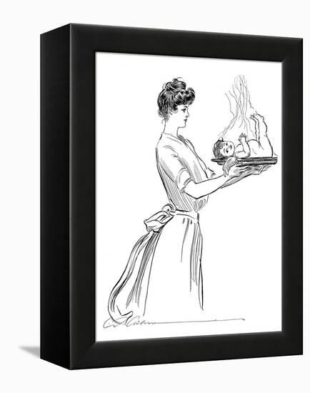 Woman, 1903-Charles Dana Gibson-Framed Premier Image Canvas