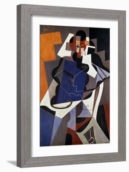 Woman, 1915-17-Juan Gris-Framed Giclee Print