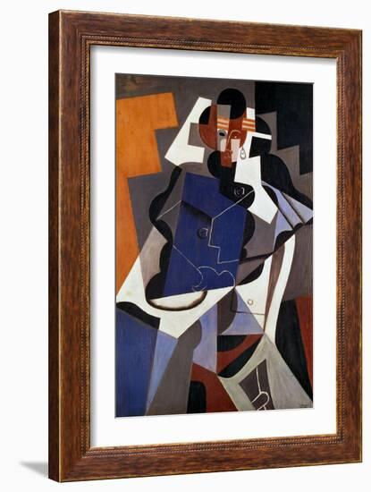 Woman, 1915-17-Juan Gris-Framed Giclee Print