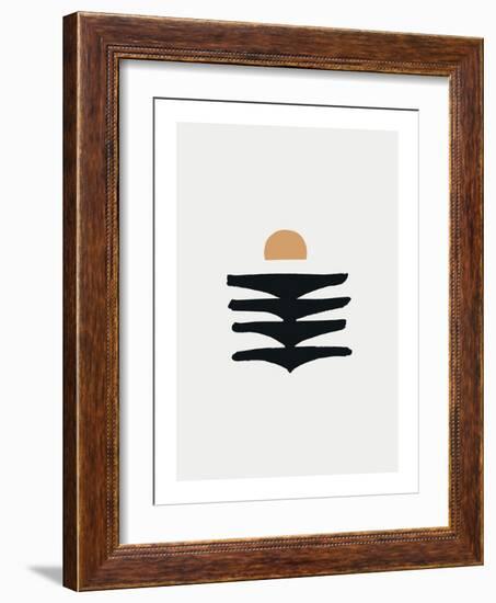 Woman Abstract Vector Print.-Elvina Kiiamova-Framed Photographic Print