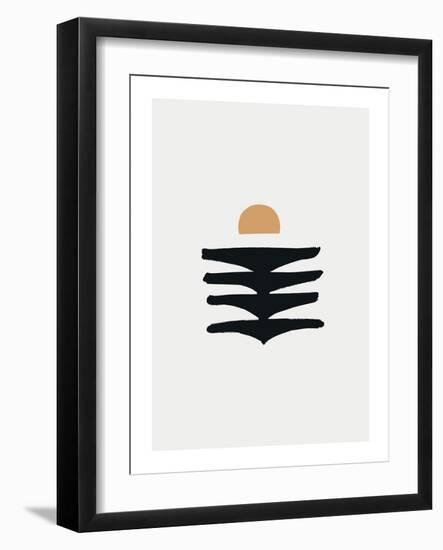 Woman Abstract Vector Print.-Elvina Kiiamova-Framed Photographic Print