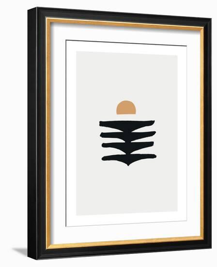 Woman Abstract Vector Print.-Elvina Kiiamova-Framed Photographic Print