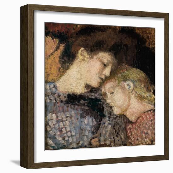 Woman and Child (Madame Georges Lemmen and Lise), 1907-Georges Lemmen-Framed Giclee Print