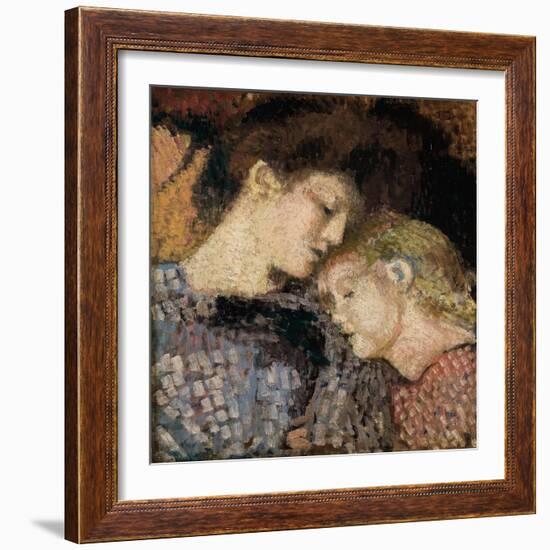 Woman and Child (Madame Georges Lemmen and Lise), 1907-Georges Lemmen-Framed Giclee Print