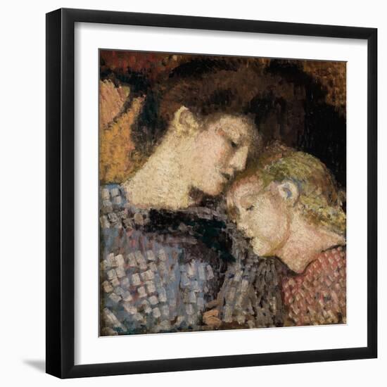 Woman and Child (Madame Georges Lemmen and Lise), 1907-Georges Lemmen-Framed Giclee Print