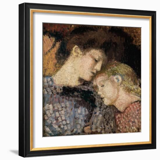 Woman and Child (Madame Georges Lemmen and Lise), 1907-Georges Lemmen-Framed Giclee Print